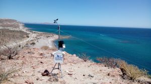 Animación Estacional del viento durante el invierno de 2023 (Enero a Marzo) en la Bahía de La Paz.